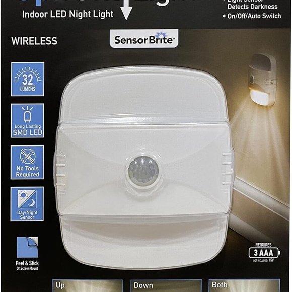 Sensor Brite Up Down Wireless Motion Sensing LED Night Light - Picture 1 of 6